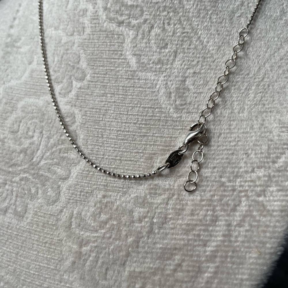 Silver necklace,necklace for women, best gift ,Elegant Heart Pendant Necklace - Picture 8 of 10